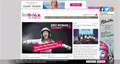 Desktop Screenshot of fembike.de